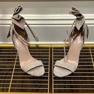 Kendall and Kylie Nude Suede With Back Detail
